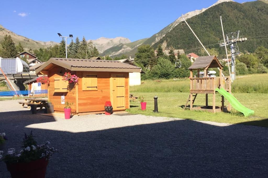Appart Tres Ensoleille 5-6 Pers Au Pied Des Pistes อองเซลล์ ภายนอก รูปภาพ